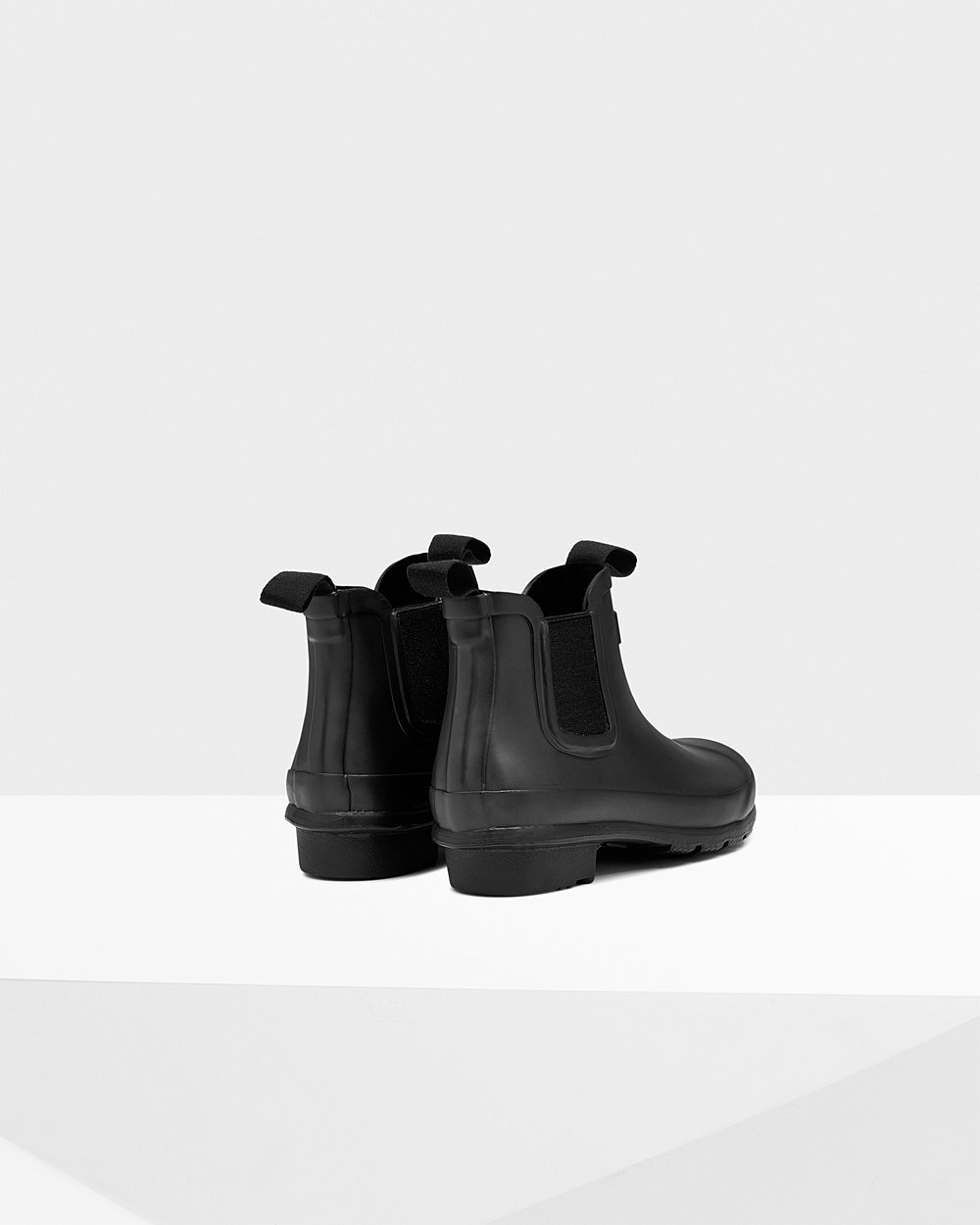 Bottes Chelsea Hunter Original Grands Enfant Noir GUYVQKL-09